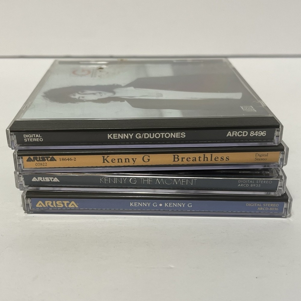 Kenny G Cds Lot Of 4 Duotones, Breathless, The Moment, Self-Titled